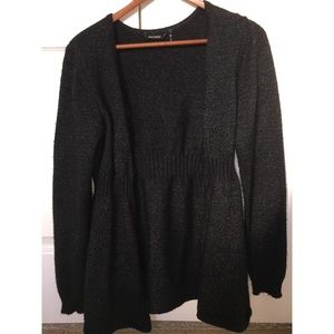 Black cardigan
